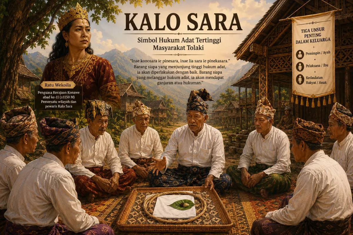Kalo Sara: Simbol Norma Adat, “Hukum Tertinggi” Suku Tolaki